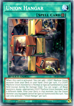 UNION HANGAR SBCB-EN077 - Common - 1st Edition Yugioh - Image 1