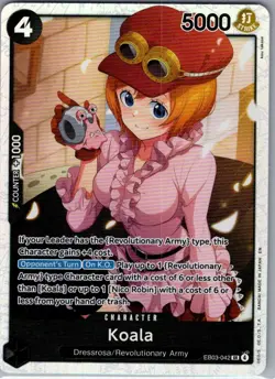 Koala EB03-042 SR Extra Booster: One Piece Heroines Edition - One Piece - NM - Image 1