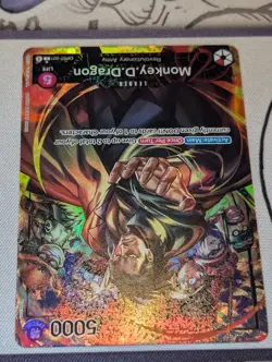 Monkey D. Dragon OP07-001 L Alt Art Parallel Leader One Piece TCG NM Gear 5 - Image 2