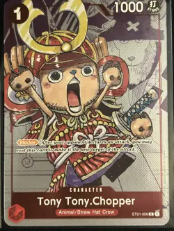 One Piece 25th Anniversary Tony Tony.Chopper Promo ST01-006 English NM - Image 1