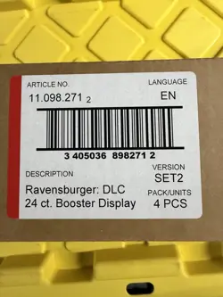 Disney Lorcana Rise of the Floodborn Booster Box Sealed Case - 4 Booster Boxes - Image 1