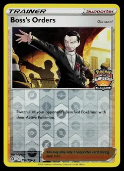 Pokemon Card - Boss's Orders (Regional Championships) 154/192 Reverse Holo - Image 1