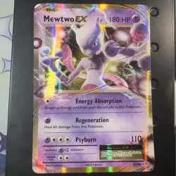 Mewtwo EX - 52/108 - Pokemon TCG Evolutions XY Ultra Rare Card LP - Image 1