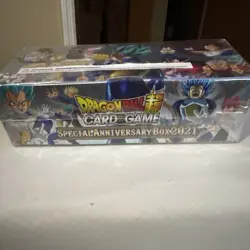 Bandai Dragon Ball Super Card Game Special Anniversary Box 2021 Vegeta Art 811039035426 - Image 1