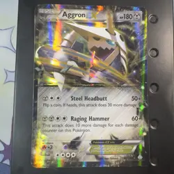 Aggron EX - 93/160 - Pokemon Primal Clash XY Ultra Rare Card - Image 1