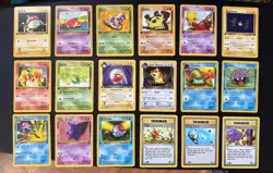 18 POKEMON TEAM ROCKET & Fossil CARD LOT 1ST EDITION -LP/NM CONDITION - Image 1