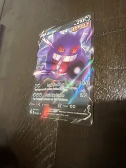 Pokemon Gengar v TCG Sword & Shield Fusion Strike Holo Ultra Rare Card 156/264 - Image 4