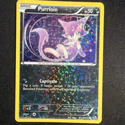 Purrloin RC13/RC25 Legendary Treasures Radiant Collection 2013 Pokemon Card - Image 1