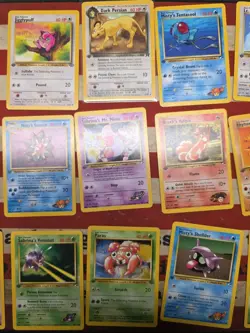1st Edition Pokemon Card Lot WOTC Gym Heroes Challenge Vintage Rare Mixed Set - Image 2