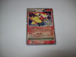 Infernape LV.X 121/130 Diamond & Pearl English Pokemon Card Damaged Free Ship - Image 1
