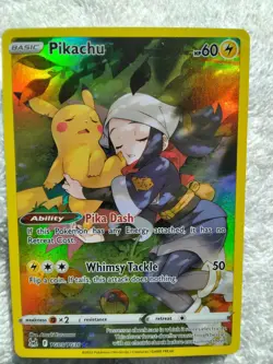 Pokemon Pikachu TG05/TG30 Holo Ultra Rare Trainer Gallery Lost Origin Near MINT - Image 1