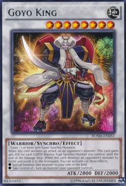 Goyo King - BOSH-EN051 - Rare - Unlimited Edition - Moderately Played - Breakers - Image 1