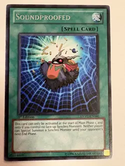 YUGIOH- Soundproofed - EXVC-EN060 - Rare - 1st Edition - Image 1