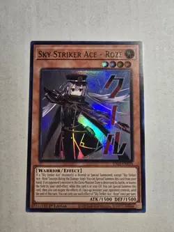 YuGiOh! Sky Striker Ace - Roze RA05-EN133 STAMPED ART Rarity 5 - Image 1