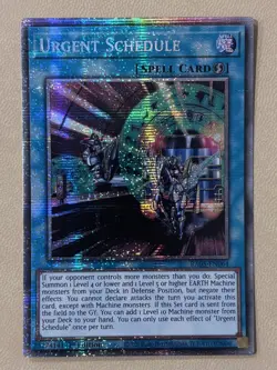 Urgent Schedule RA05-EN064 Starlight Rare 1st Ed - Image 1