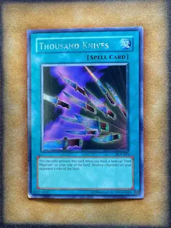 Yugioh Thousand Knives PCY-003 Parallel Secret Rare MP - Image 1
