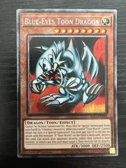 YuGiOh Rarity V 5 RA05-EN003 Blue-Eyes Toon Dragon Starlight Rare - Image 1