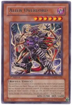 Alien Overlord - CRMS-EN038 - Rare - 1st Edition x1 - Lightly Played - Image 1