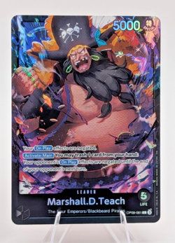 One Piece Marshall.D.Teach OP09-081 - Starter Deck 27: BLACK Marshall.D.Teach - Image 1