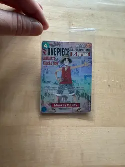 Monkey.D.Luffy (055) (College Basketball US Voyage) P-055 One Piece Card - Image 3