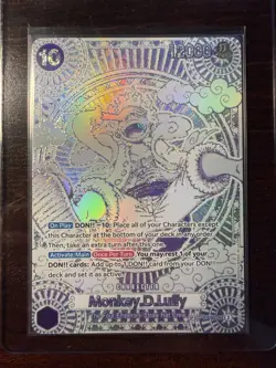 Monkey D Luffy OP05-119 SEC SP Alt Art NM One Piece OP11 A Fist Divine Speed - Image 1