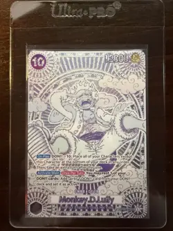 Monkey D Luffy OP05-119 SEC SP Alt Art NM One Piece OP11 A Fist Divine Speed - Image 3