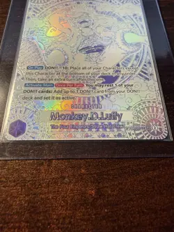 Monkey D Luffy OP05-119 SEC SP Alt Art NM One Piece OP11 A Fist Divine Speed - Image 4