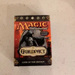 Magic The Gathering Guildpact Code of the Orzhov Theme Deck Box Empty No Cards - Image 1