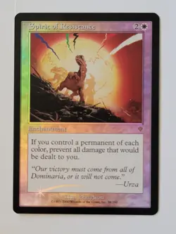 Spirit of Resistance -Foil EX MTG Invasion ENG Magic - Image 1