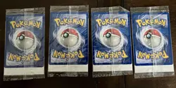 Set of 4 Catch Mew Promo Cards Sealed 1999 Pokemon the First Movie WB Stamp - Image 2