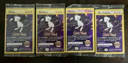 Set of 4 Catch Mew Promo Cards Sealed 1999 Pokemon the First Movie WB Stamp - Image 3