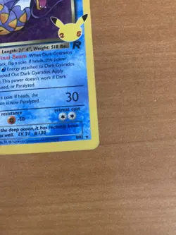Dark Gyarados 8/82 Pokemon Celebrations Classic Collection Holo Rare Card NM - Image 3