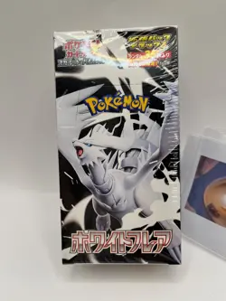 Pokemon Card White Flare Booster Box Deluxe Expansion Pack Japanese Shrink - Image 1
