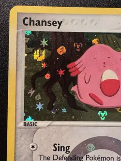 Chansey 19/112 EX FireRed & LeafGreen Pokemon Card Reverse Holo Foil Rare LP - Image 3