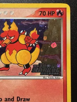 Magmar 44/109 EX Team Rocket Returns Pokemon Card Reverse Holo Foil Rare LP - Image 4
