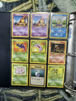 Vintage 90s Japanese Pokemon Card Binder Collection Shiny RARE Pikachu Ash 1996 - Image 5