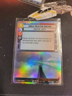 Star Wars Unlimited, Single Reactor Ignition, Hyperspace Foil, Card #546 - Image 1