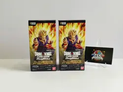 DRAGON BALL CARD GAME SAIYAN'S PRIDE FB08 Booster Box Japanese Sealed - Lot Of 2 - Image 1