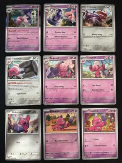 Pokemon TCG Tinkaton, Tinkatuff, & Tinkatink Lot: 9 Card Collection Set - Image 1