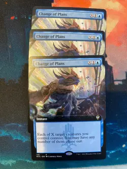MTG Streets of New Capenna Change of Plans Extended Art x 3 - Image 1