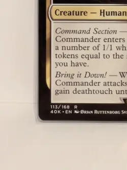 MTG - Unplayed Company Commander Universes Beyond: Warhammer 40000 Regular 40K - Image 5