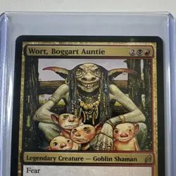 Magic: The Gathering Wort, Boggart Auntie Lorwyn Rare Black Red Goblin 252 - Image 3