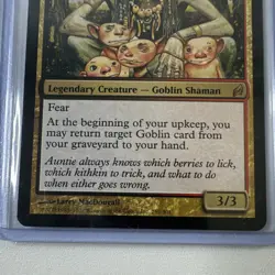 Magic: The Gathering Wort, Boggart Auntie Lorwyn Rare Black Red Goblin 252 - Image 4