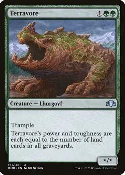 Terravore 1x MtG Dominaria Remastered SP/NM - Image 1