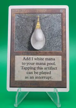 MTG Magic the Gathering Mox Pearl -Unlimited- 'Power 9' 'Reserve List' HP/MP - Image 1