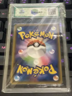 Carta Pokemon Gyarados Bandit Ring 2015 Holo XY Gradata GRAAD 10 ERROR LABEL - Image 2