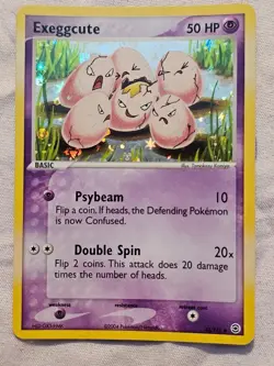 2004 Pokemon EX FireRed & LeafGreen Exeggcute Reverse Foil #33/112 - Image 1