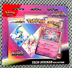 Pokemon Karmesin & Purpur Prismatische Entwicklungen Tech-Sticker-Kollektion - Image 1