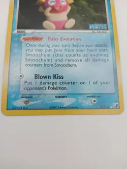 Smoochum Ex Forze Segrete Inglese 31/115 Stamped Holo Pokemon - Image 2