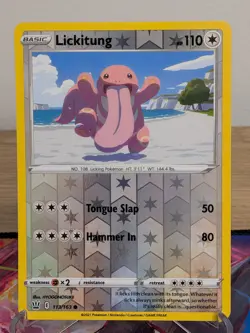 LICKITUNG 113/163 COMMON BATTLE STYLES POKEMON REVERSE HOLO LP - Image 1